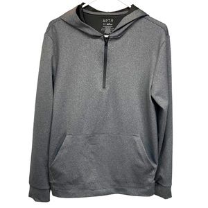 Apt. 9 Quarter Zip Hoodie Grey S